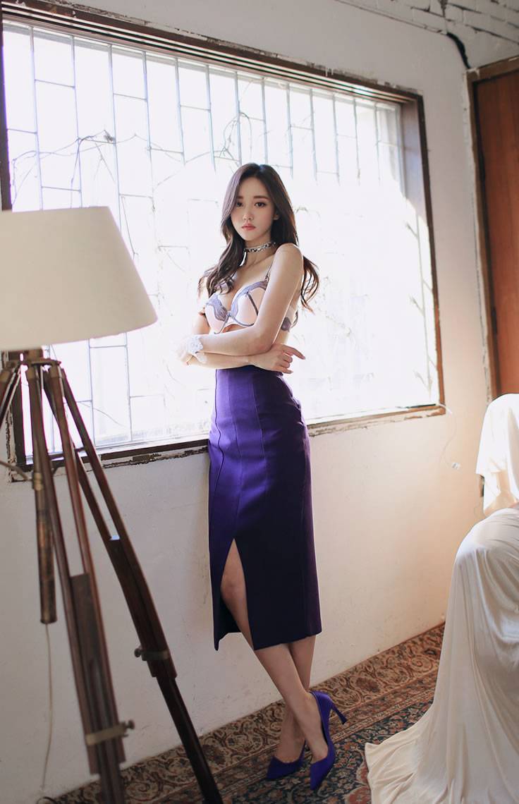 韩国网拍女神孙允珠内衣诱惑气质第二套写真-56