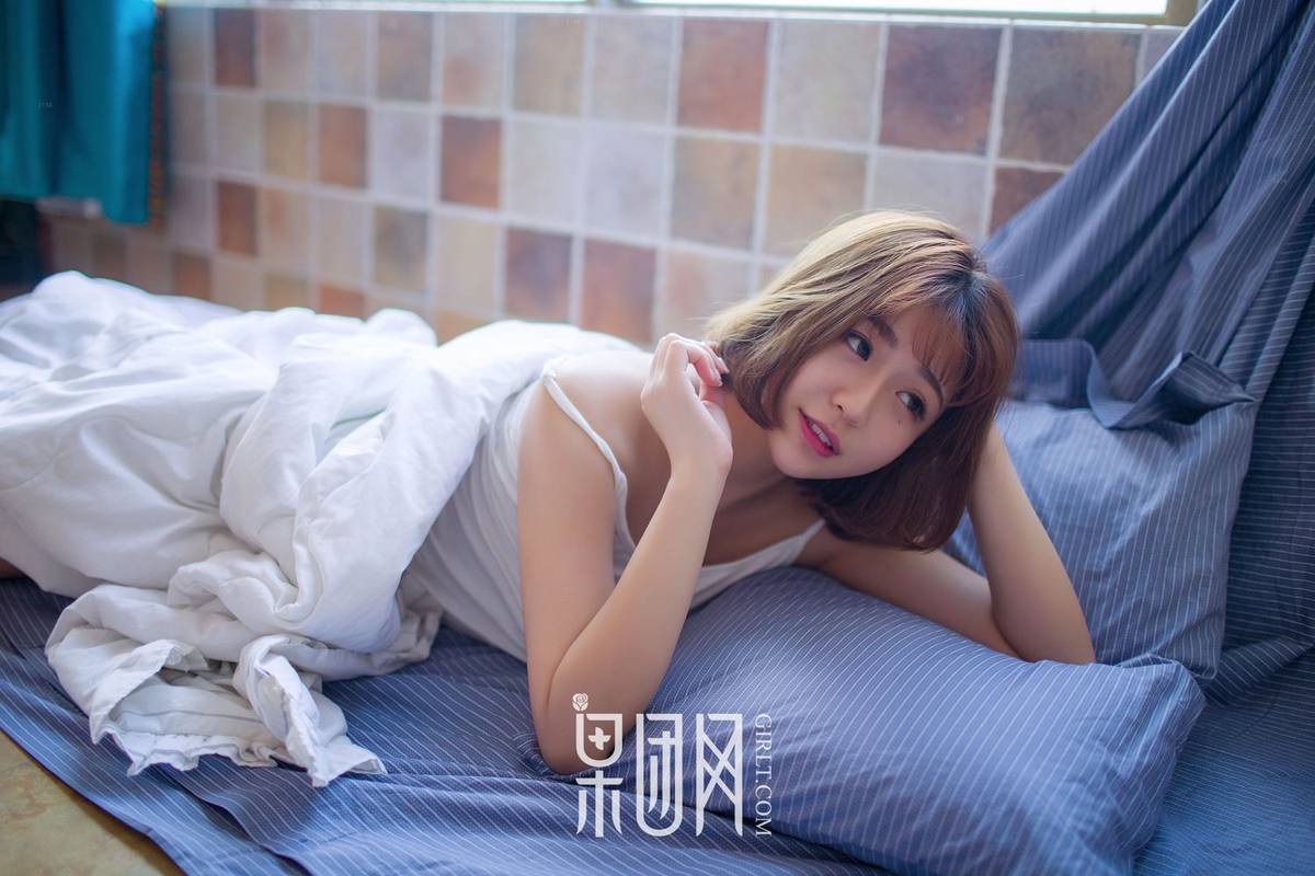 果团网美女模特星野千美奈居家风女友视角性感爆棚写真-26