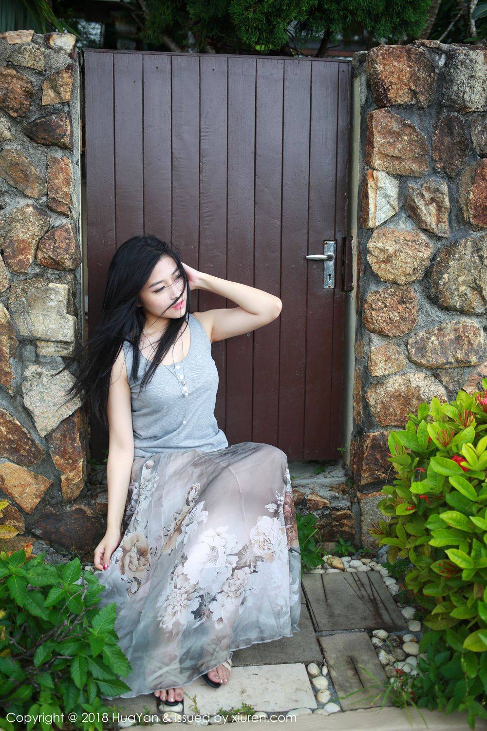 花の颜气质美女许诺Sabrina户外苏梅岛气质旅拍-27