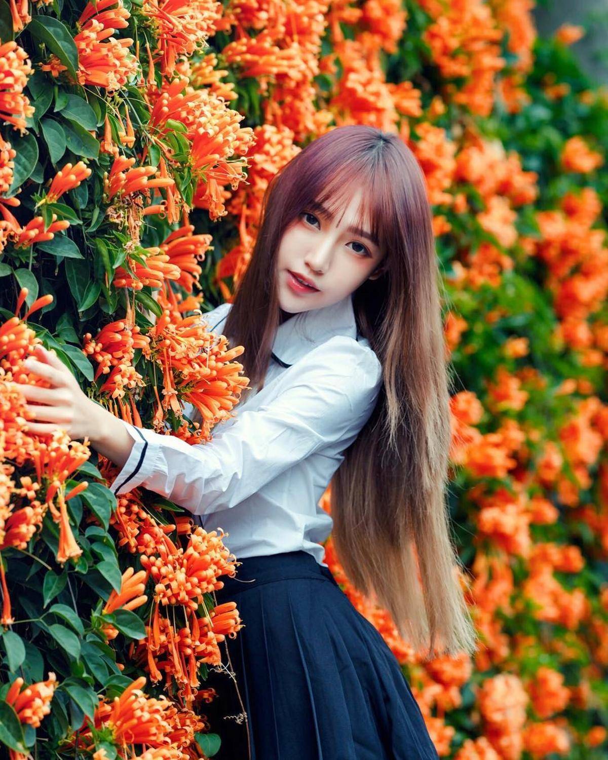 台湾美女校花比比儿精致五官气质美丽养眼有内涵-7