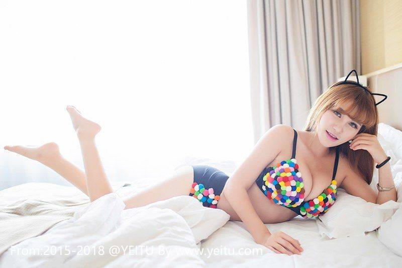 爱蜜社美女模特LalaBaby啦啦傲人美胸修长美腿普吉岛写真-40