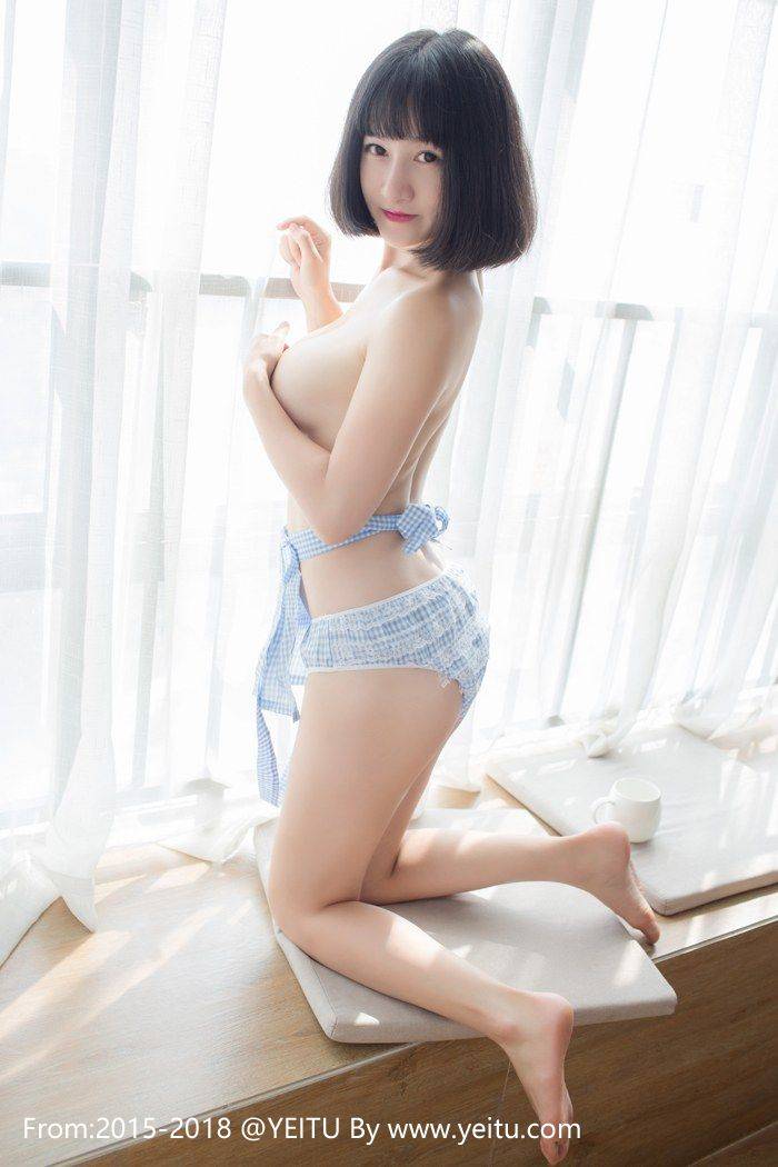 尤物馆美女模特小探戈豹纹情趣内衣女仆装制服诱惑-34