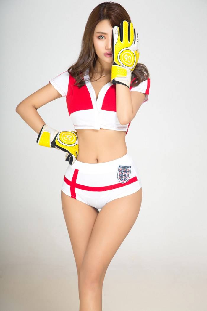 尤果网足球宝贝Gaia性感美胸诱惑翘臀修长美腿写真-26