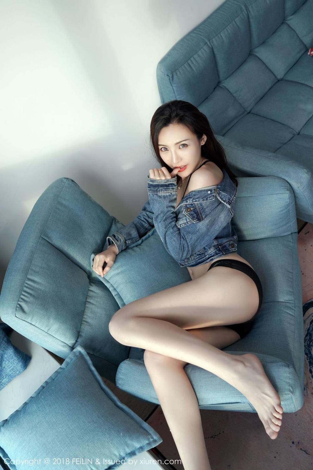 嗲囡囡美女主播徐子睿Hana性感吊带内衣诱惑私房写真-9