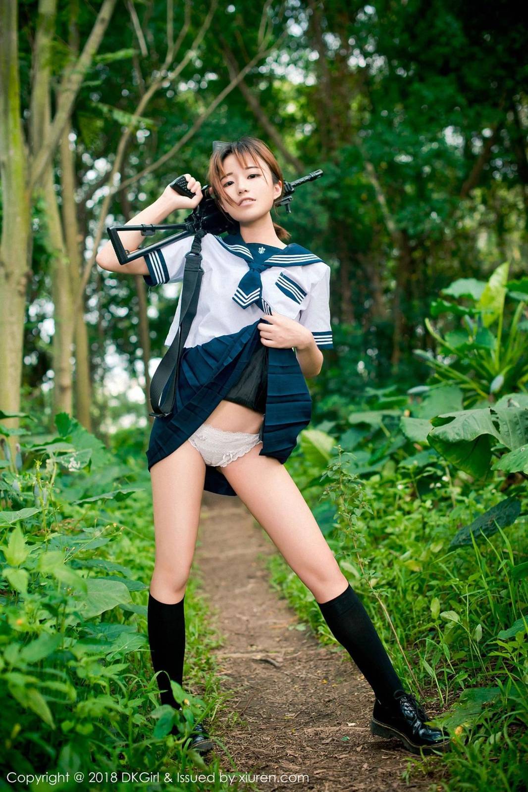 御女郎美女模特仓井优香美臀美乳蕾丝内衣诱惑周年特辑-11