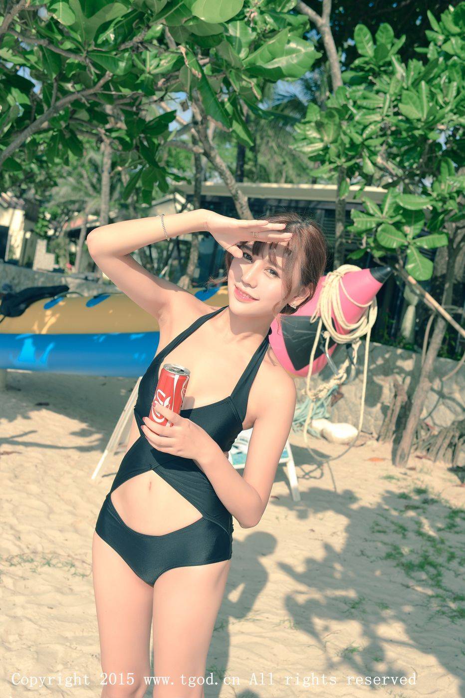 TGOD推女神Milk楚楚比基尼内衣诱惑普吉岛户外旅拍第三刊-56