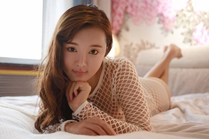 模范学院性感女神佳佳JiaJia丰满巨乳内衣诱惑网衣写真-39