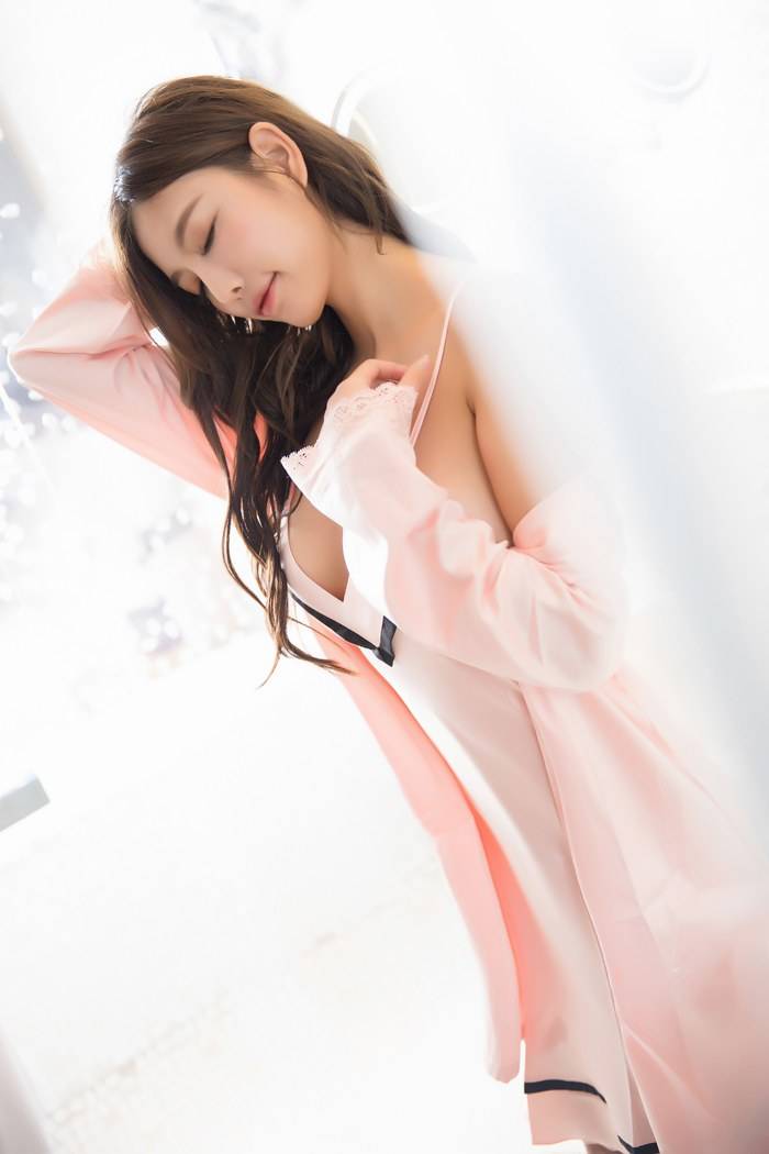 秀人网甜美女神杨晨晨sugar粉色蕾丝睡衣性感私房写真-10