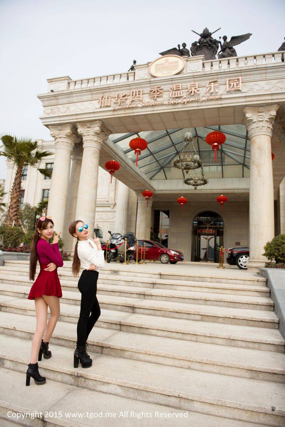 TGOD推女神姐妹花艾希Ice&程小烦清纯与妖冶组合写真-5