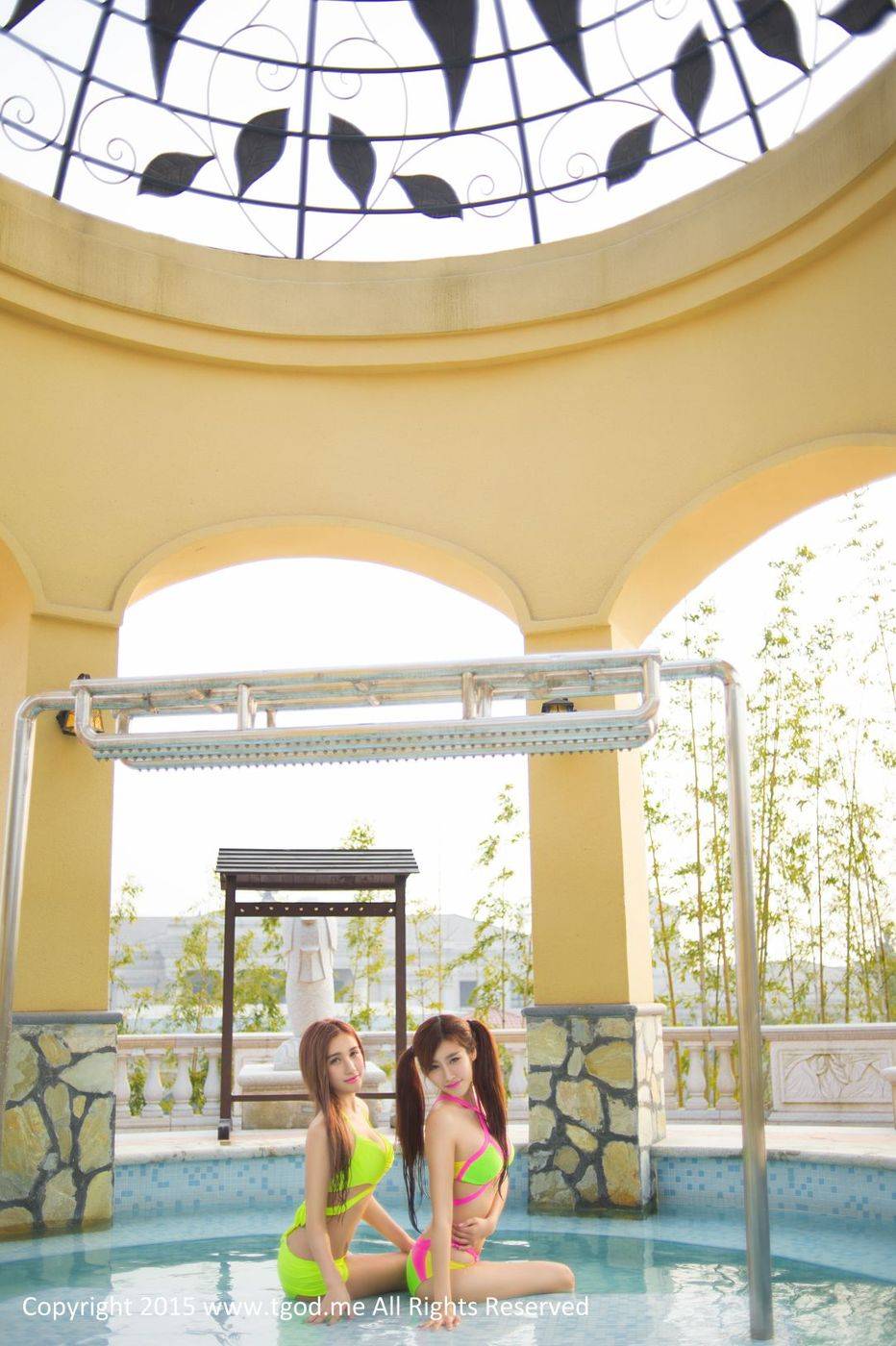 TGOD推女神姐妹花艾希Ice&程小烦清纯与妖冶组合写真-21