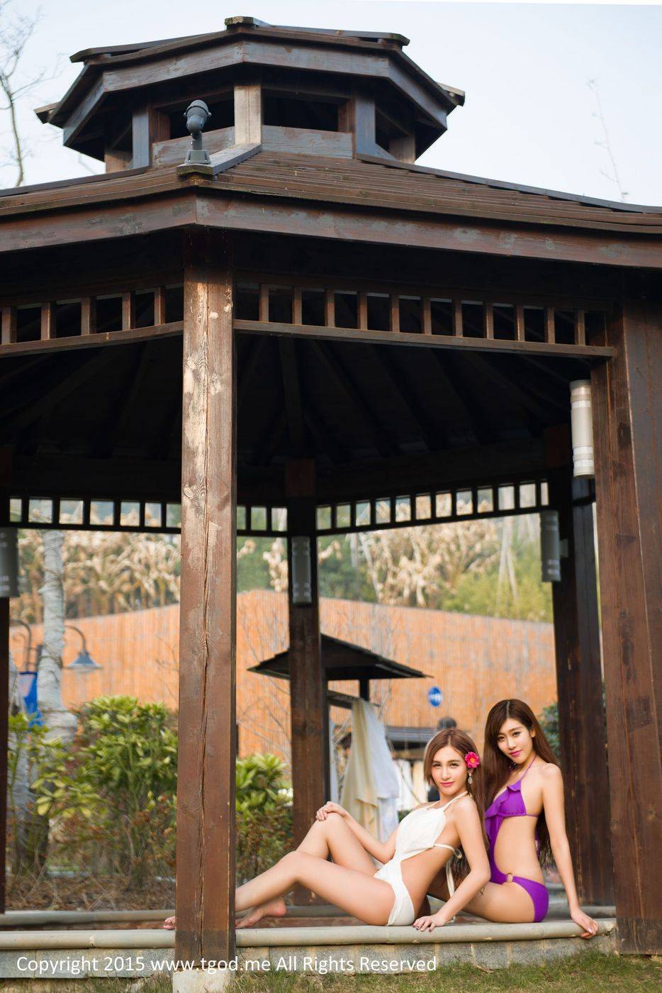 TGOD推女神姐妹花艾希Ice&程小烦清纯与妖冶组合写真-22