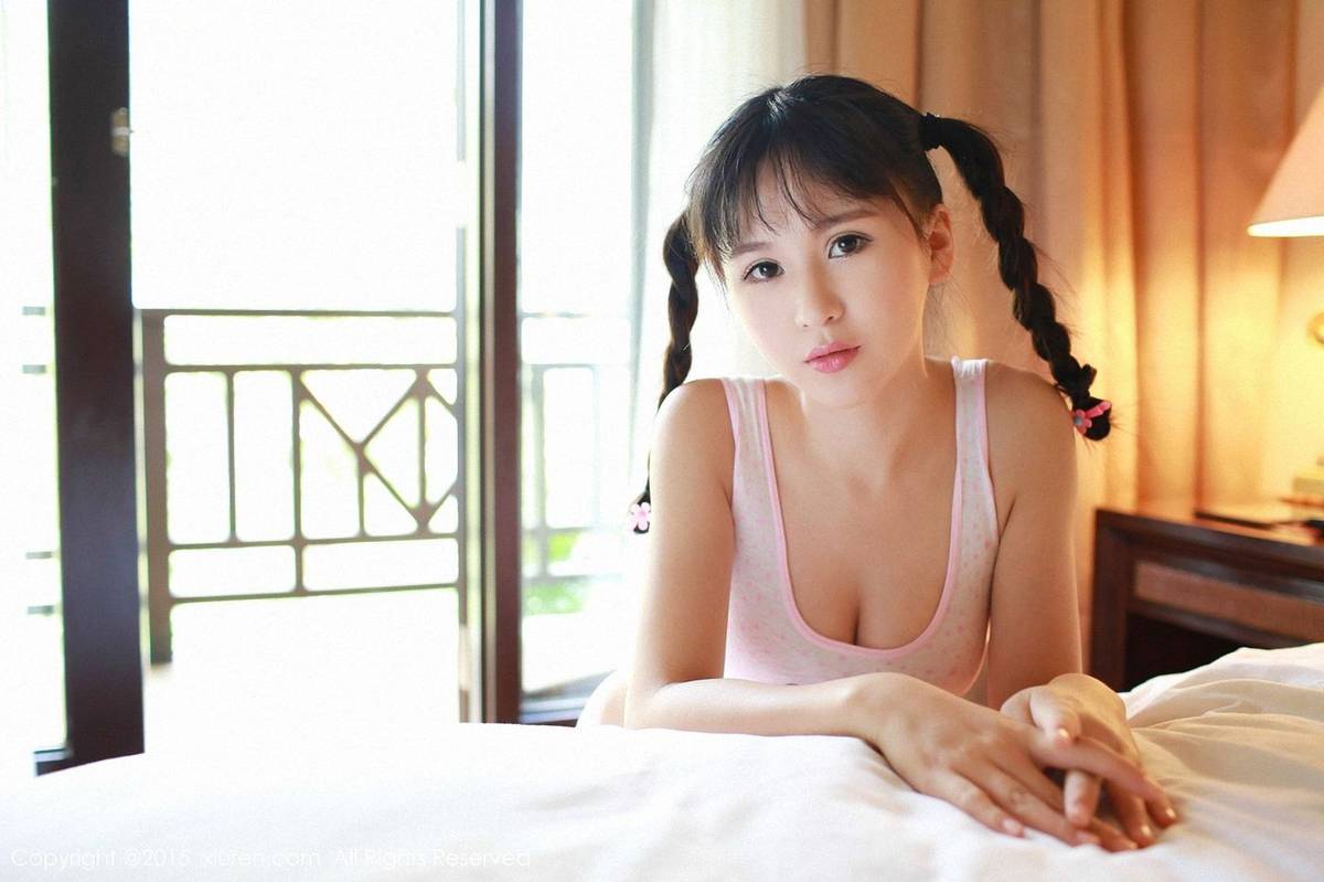 秀人网气质美女唐雨辰TYC内衣诱惑龙目岛第二套写真-44