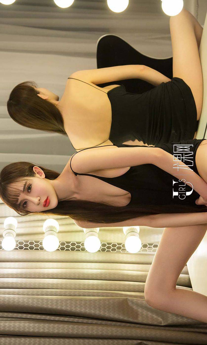 尤果网混血美女模特阿依努尔瓦娅透视装内衣诱惑旗幻美图-35