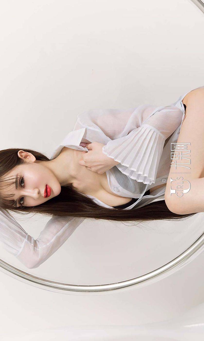 尤果网混血美女模特阿依努尔瓦娅透视装内衣诱惑旗幻美图-39