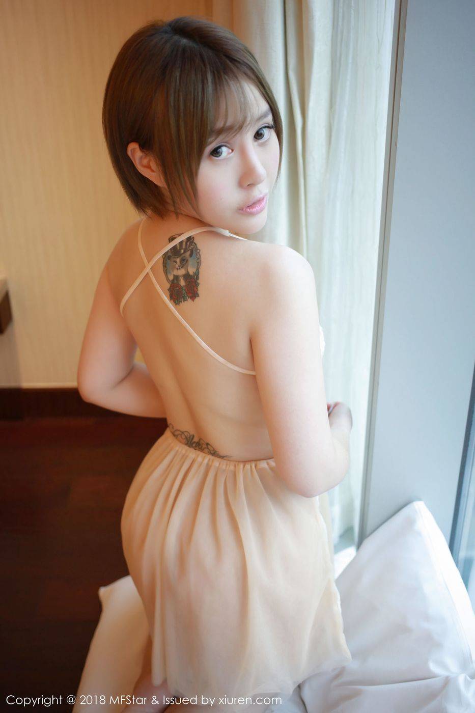 模范学院性感女神Evelyn艾莉内衣诱惑牛仔长裤私房写真-5