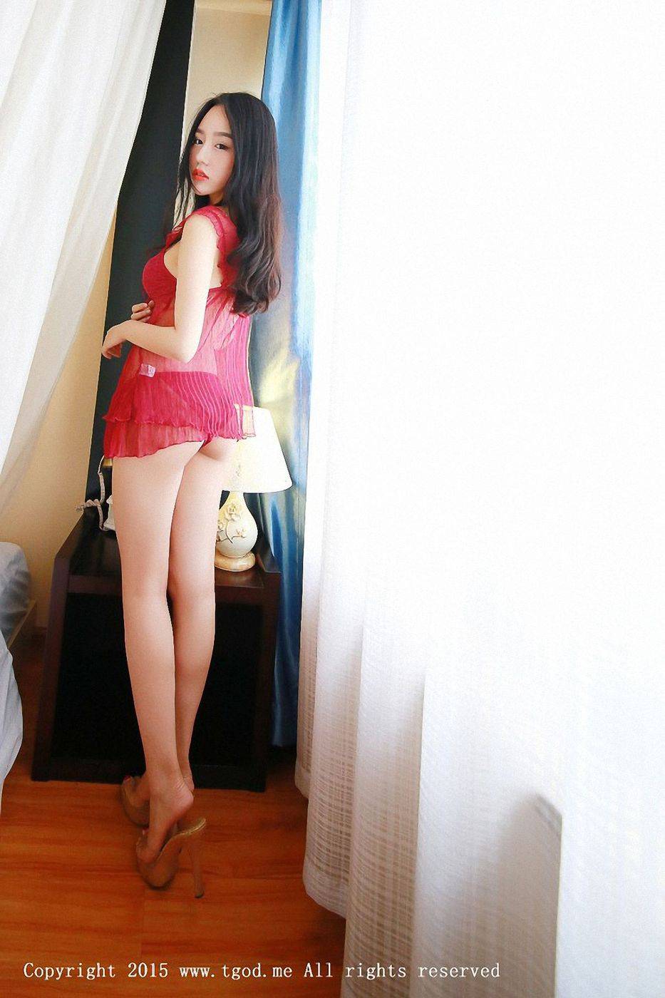 推女神清纯美女鱼猫盾i火辣透视情趣吊带爆乳美腿养眼写真-10