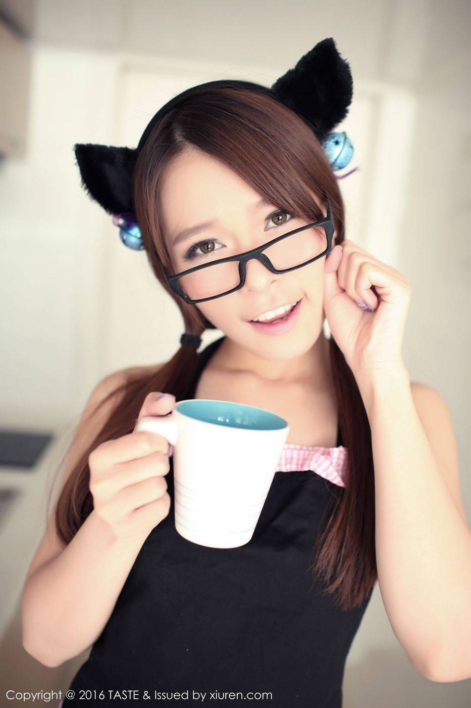 顽味生活新人模特Carol酱死库水厨娘制服诱惑首套写真-14