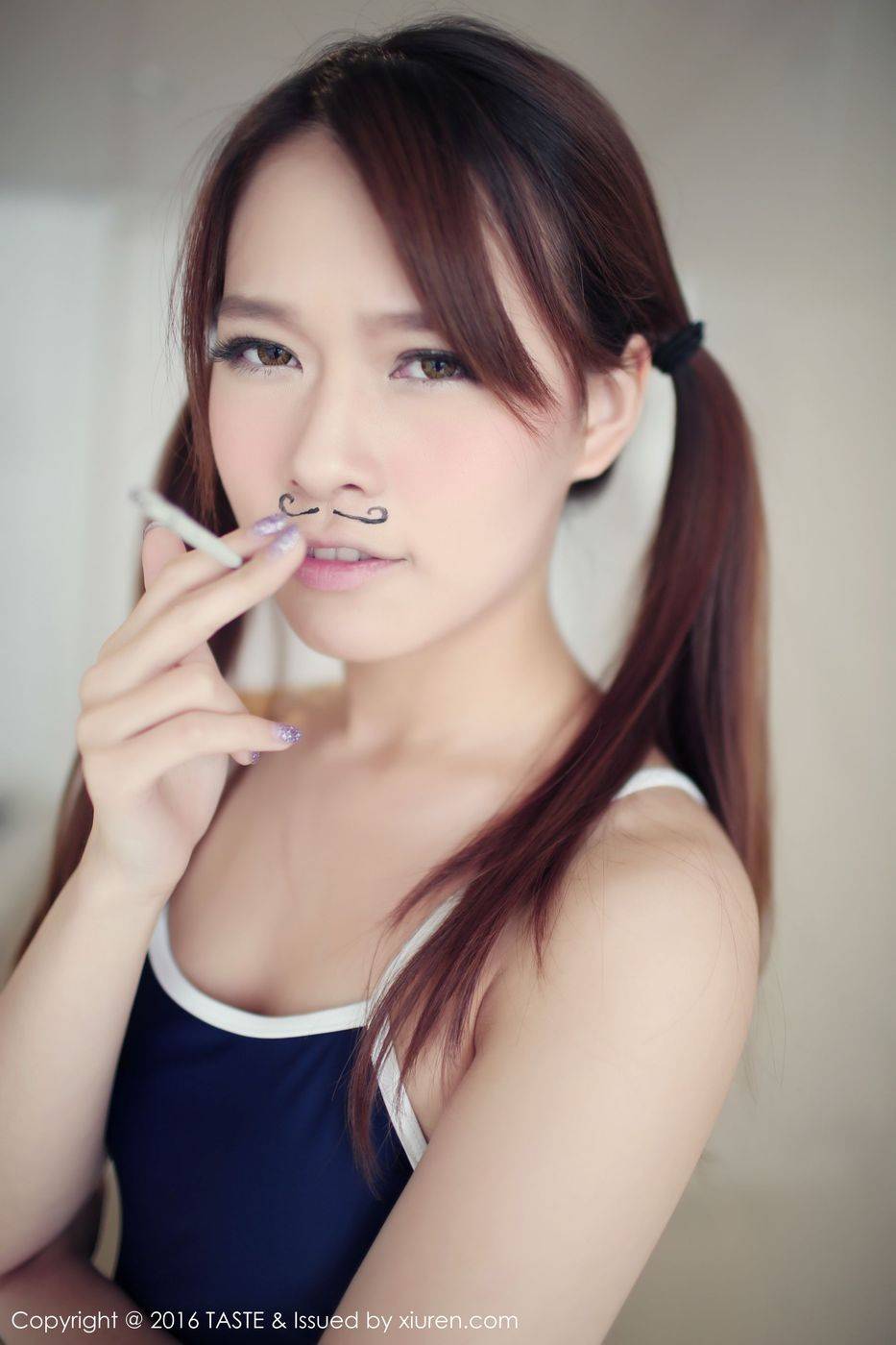 顽味生活新人模特Carol酱死库水厨娘制服诱惑首套写真-48