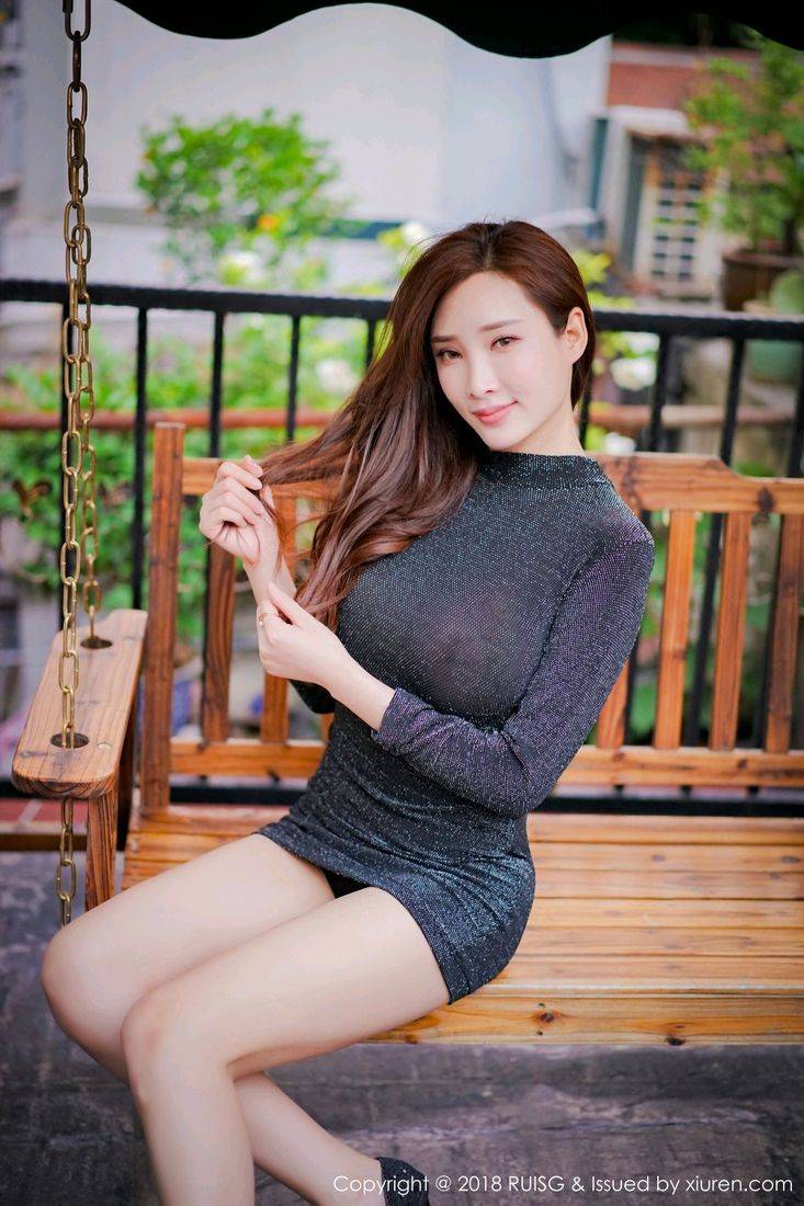 秀人网性感女神周妍希奶瓶土肥圆透视装情趣蕾丝诱惑写真-35