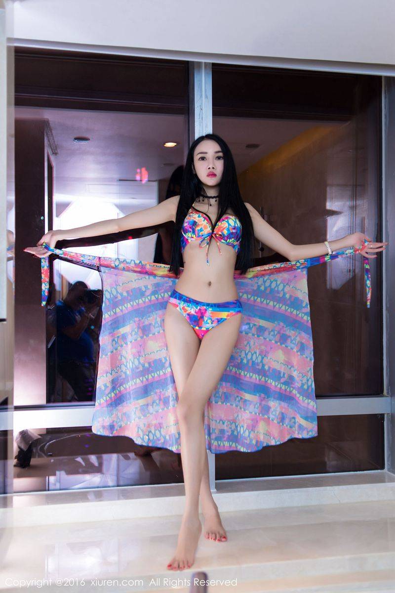 秀人网性感美女婕西儿jessie修长美腿傲人巨乳湿身诱惑写真-31