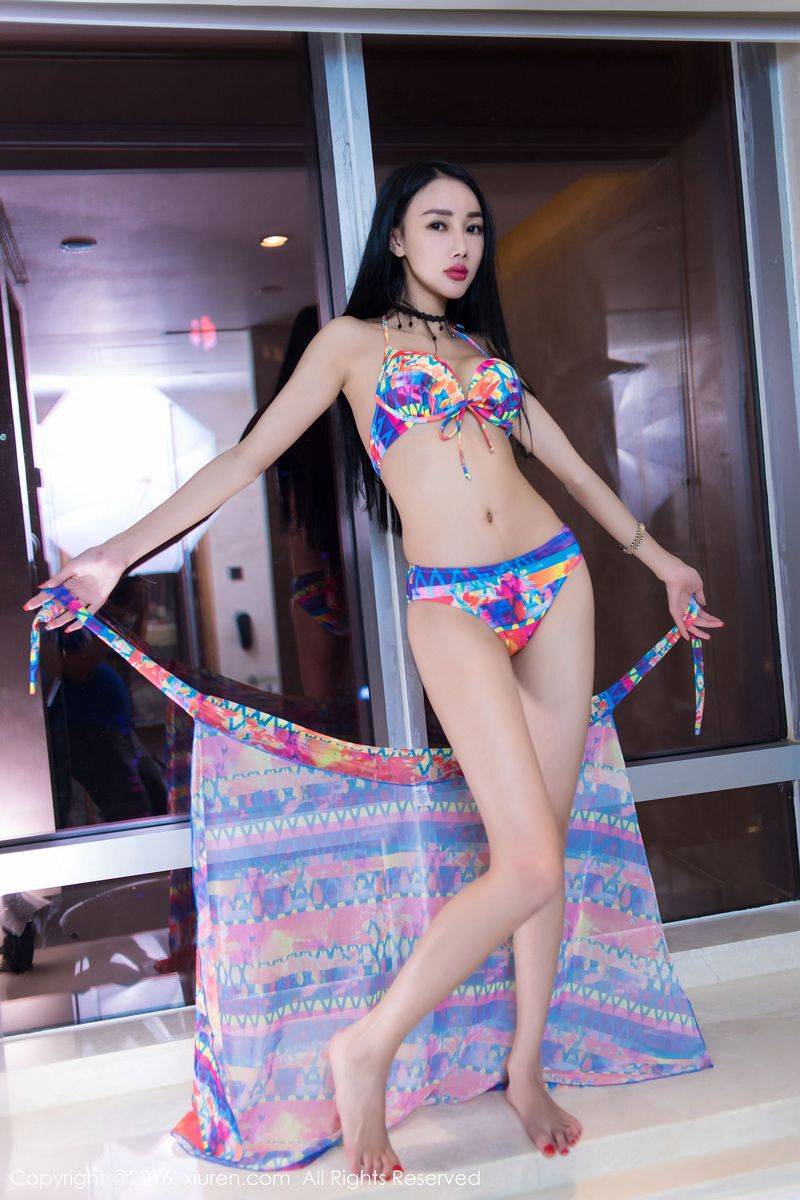 秀人网性感美女婕西儿jessie修长美腿傲人巨乳湿身诱惑写真-32