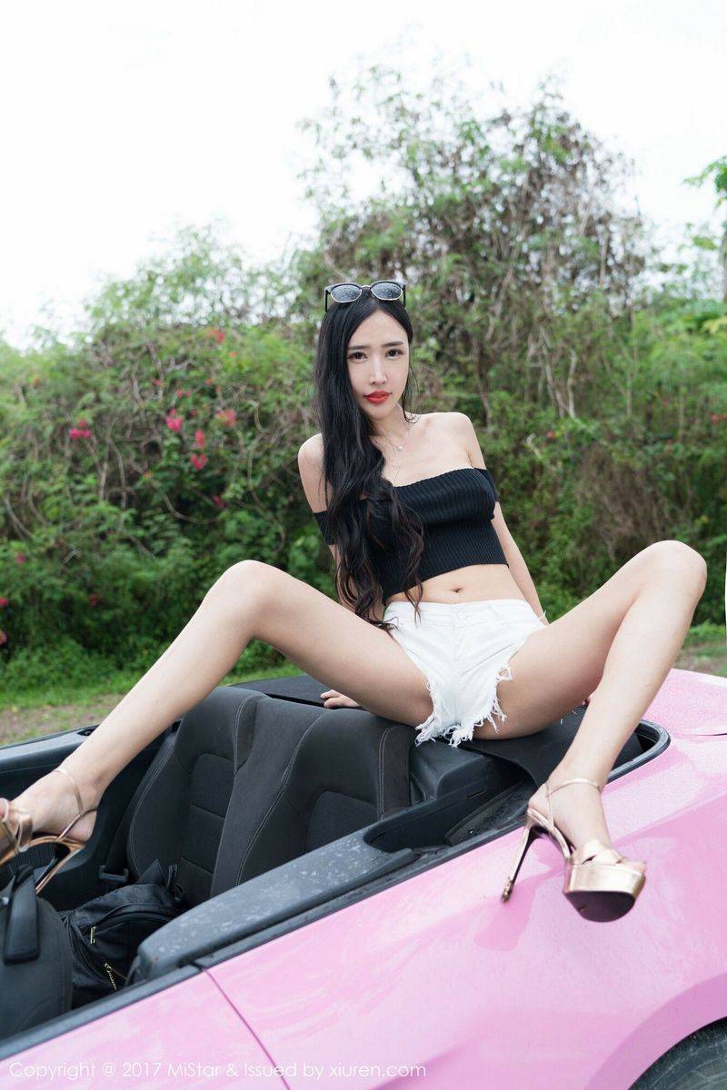 魅妍社美女模特余馨妍爆乳美腿比基尼内衣诱惑塞班旅拍-38