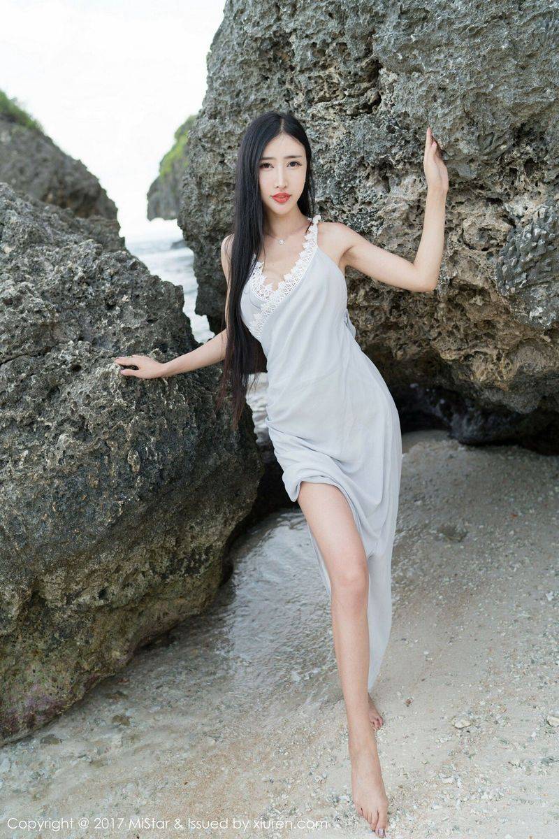 魅妍社美女模特余馨妍爆乳美腿比基尼内衣诱惑塞班旅拍-43