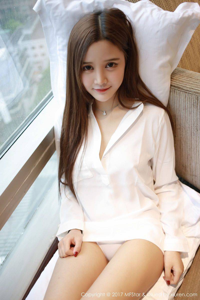 模范学院新人模特姗姗SANSAN白衬衫丁字裤诱惑套图-34