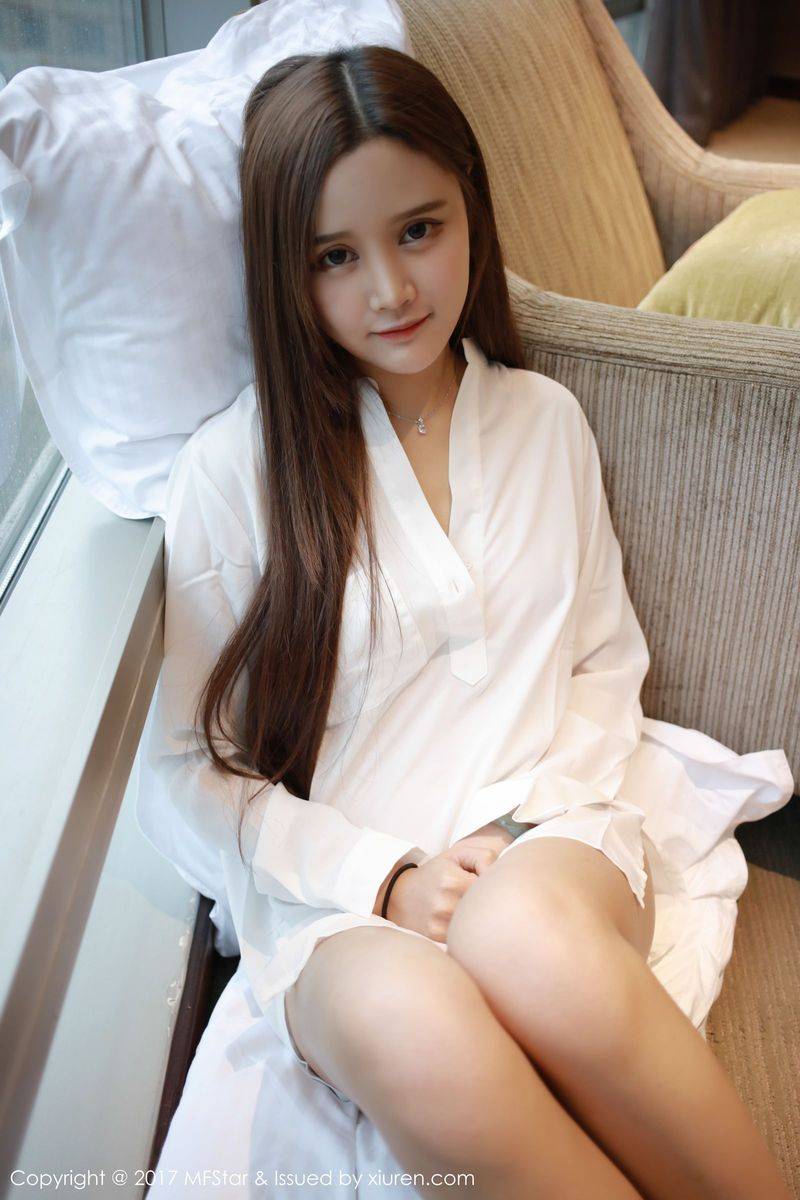 模范学院新人模特姗姗SANSAN白衬衫丁字裤诱惑套图-32