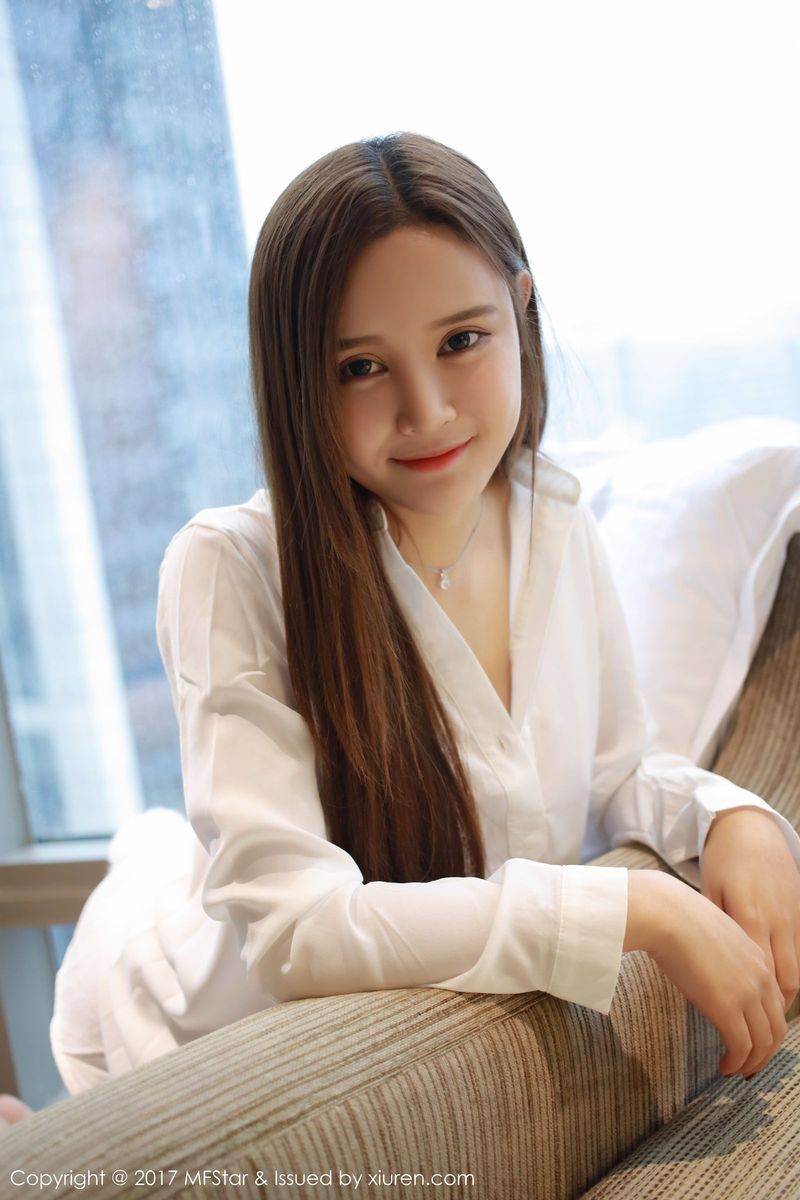 模范学院新人模特姗姗SANSAN白衬衫丁字裤诱惑套图-37