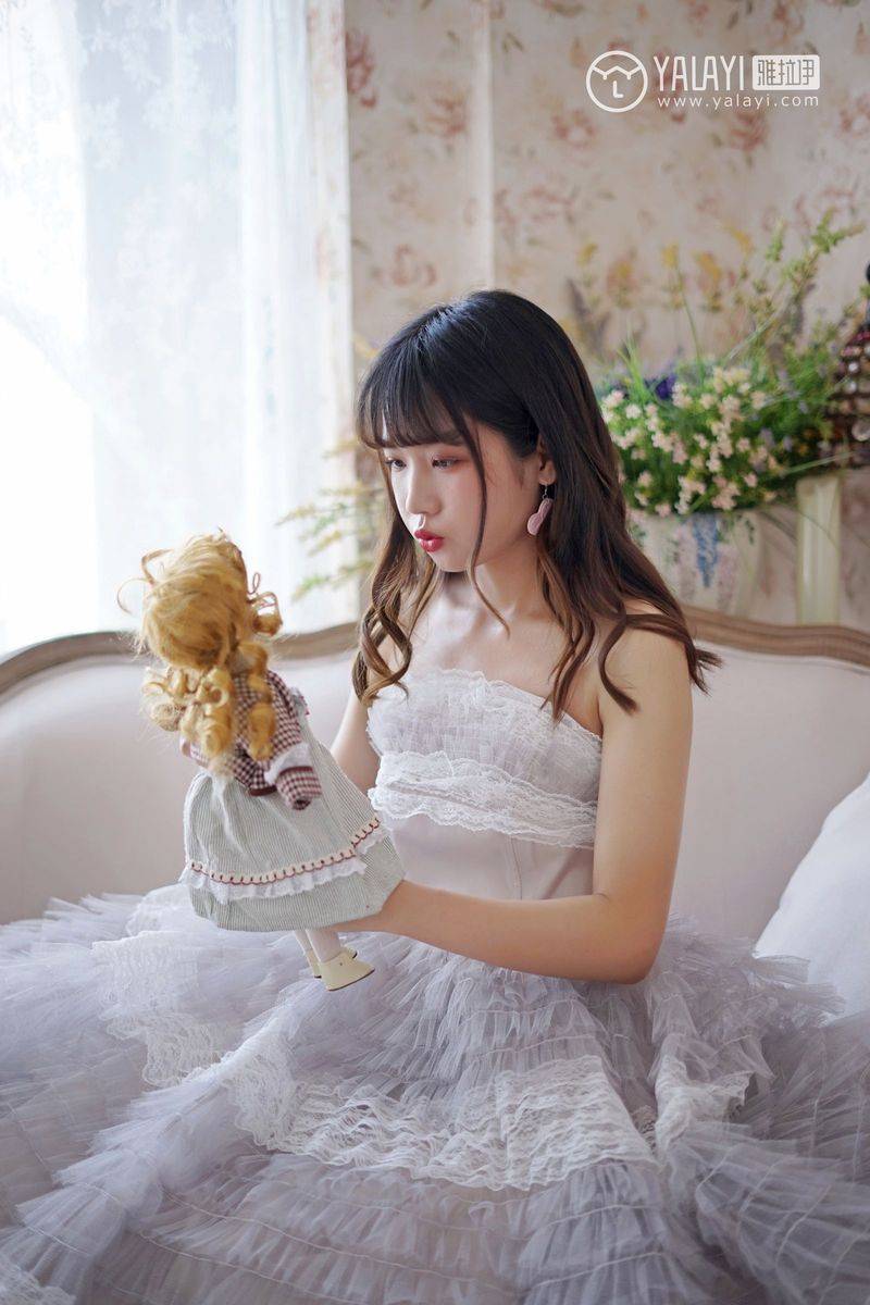 YALAYI雅拉依清纯美女公主小兔子薄纱裙唯美迷人写真-4