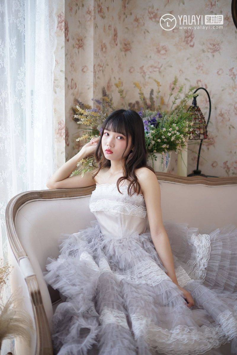 YALAYI雅拉依清纯美女公主小兔子薄纱裙唯美迷人写真-2