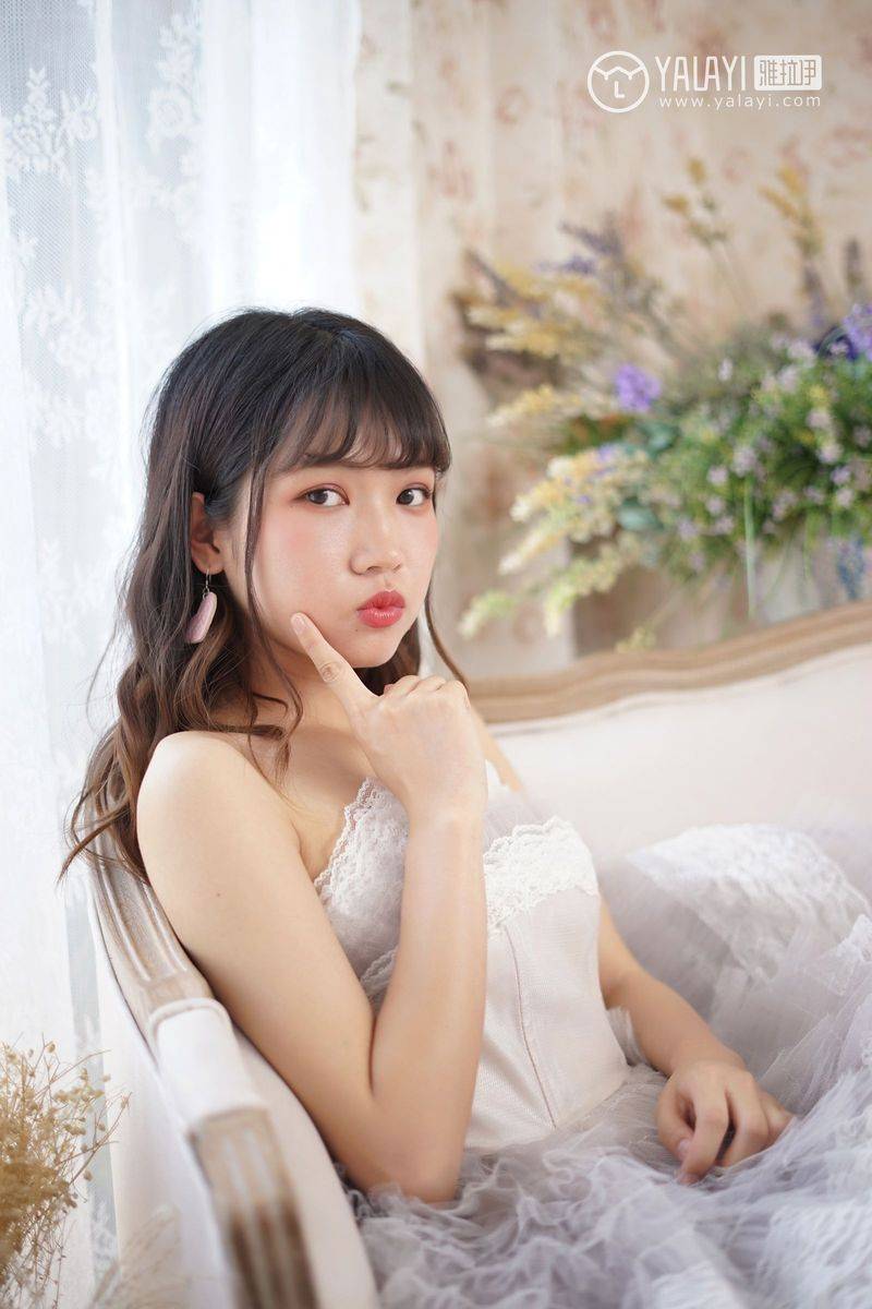 YALAYI雅拉依清纯美女公主小兔子薄纱裙唯美迷人写真-11