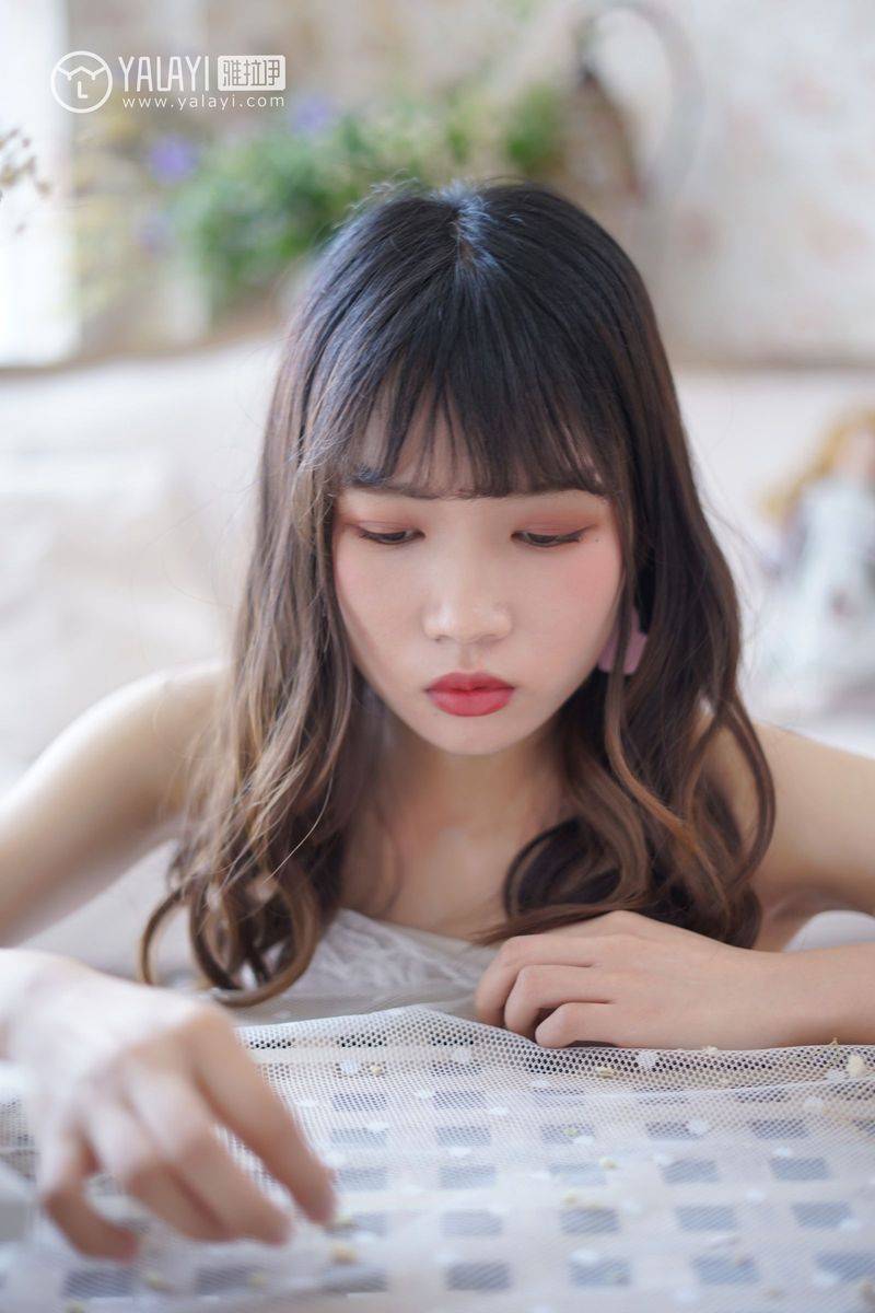 YALAYI雅拉依清纯美女公主小兔子薄纱裙唯美迷人写真-8