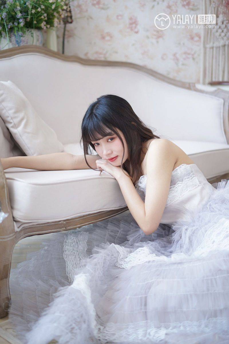 YALAYI雅拉依清纯美女公主小兔子薄纱裙唯美迷人写真-13