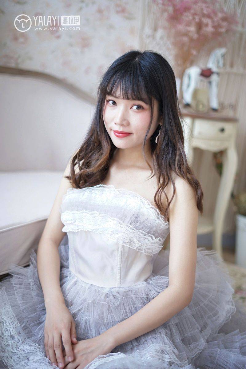 YALAYI雅拉依清纯美女公主小兔子薄纱裙唯美迷人写真-10