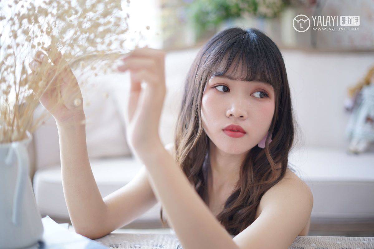 YALAYI雅拉依清纯美女公主小兔子薄纱裙唯美迷人写真-25