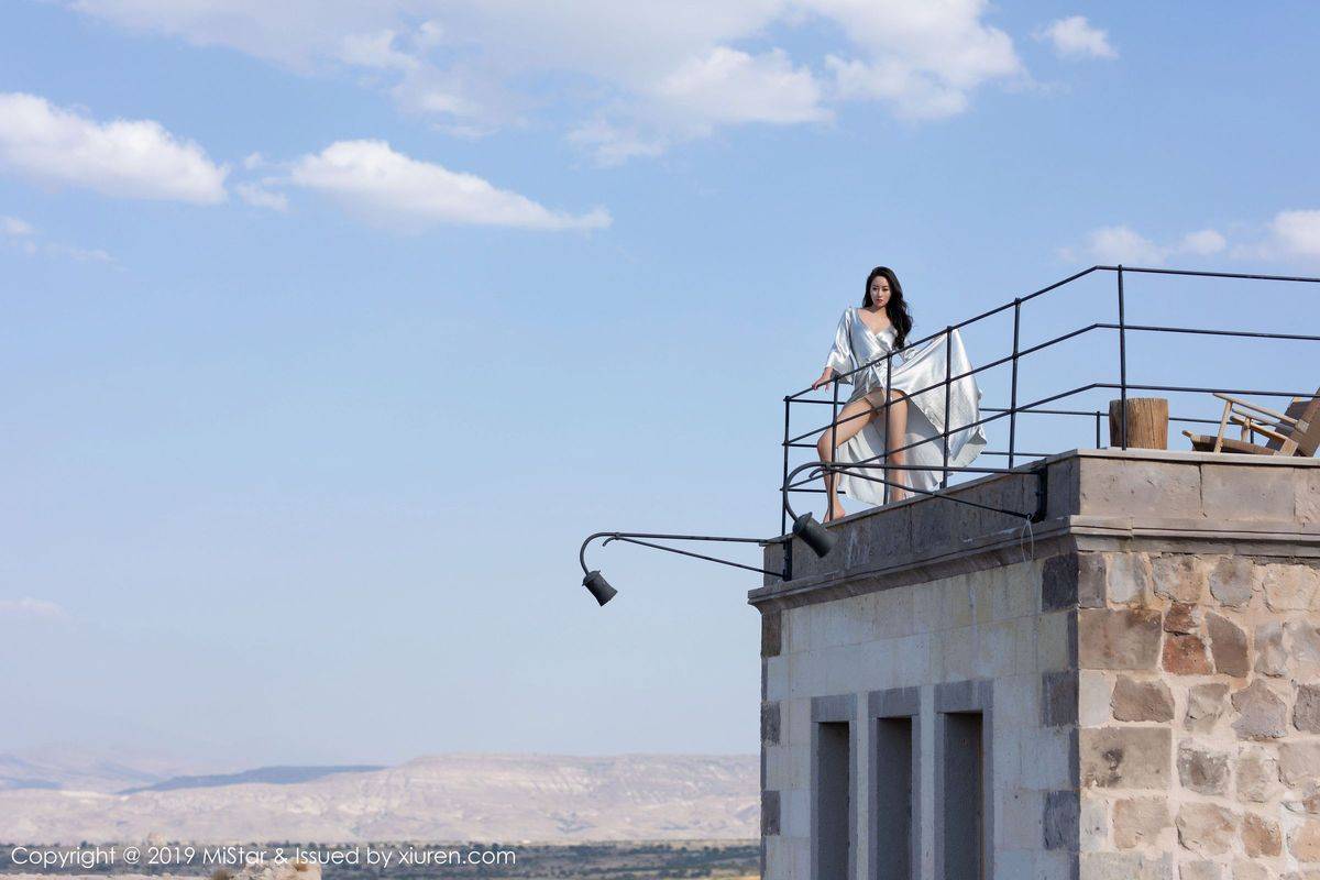 魅妍社气质美女穆菲菲性感旗袍诱惑翘臀土耳其户外旅拍-48