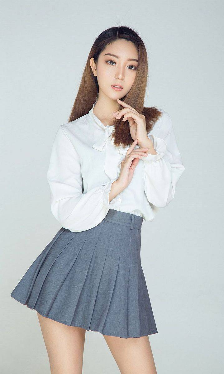 尤果网美女模特依然然清纯校服比基尼内衣制服诱惑美图-11