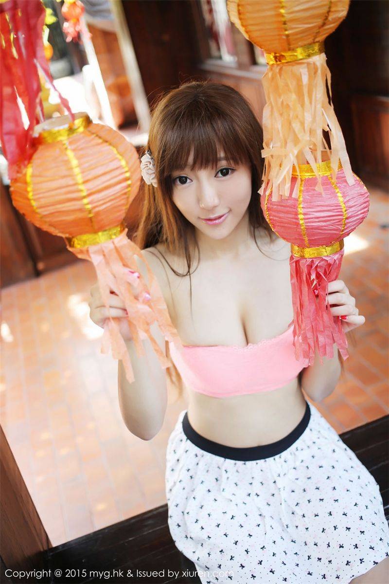 美媛馆美女模特王馨瑶yanni大秀诱人美胸泰国清迈旅拍-16