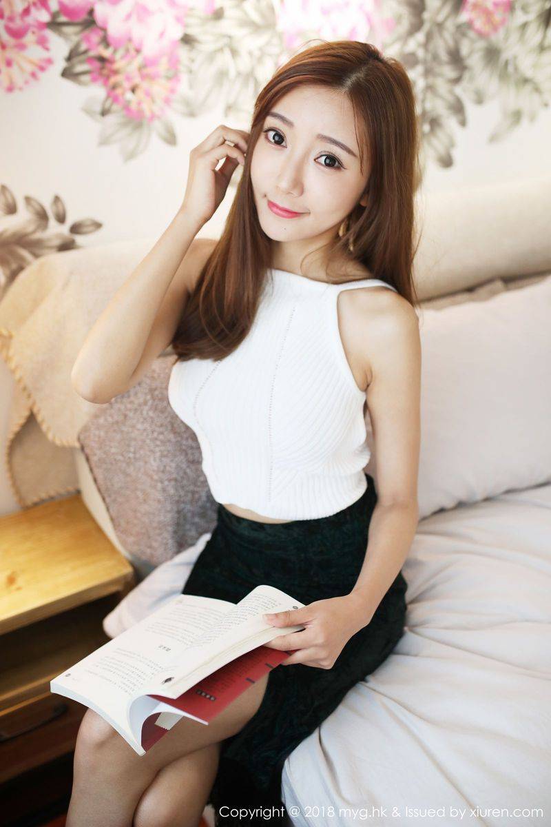 美媛馆性感女神王馨瑶yanni甜美草帽气质优雅OL写真-6