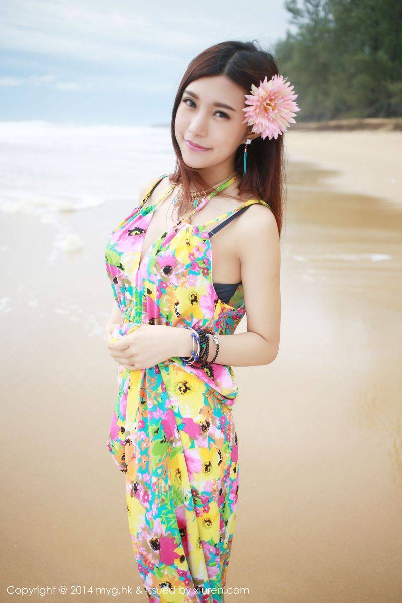 美媛馆美女模特绮里嘉ula大尺度内衣诱惑泰国旅拍合集-51
