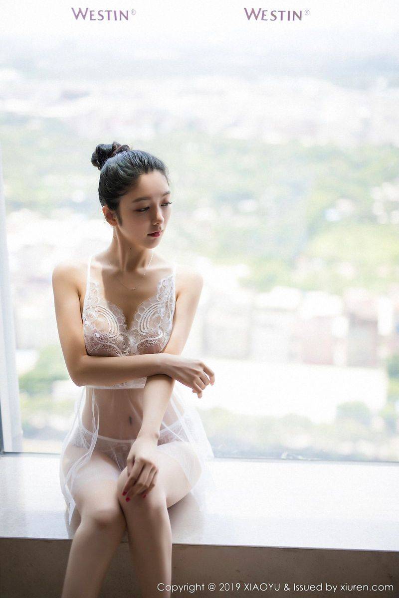 语画界性感女神小热巴Angela古韵旗袍透视装内衣诱惑美图-23