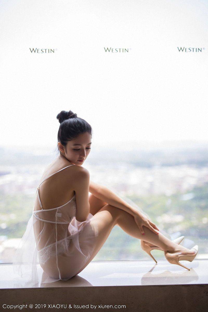 语画界性感女神小热巴Angela古韵旗袍透视装内衣诱惑美图-26