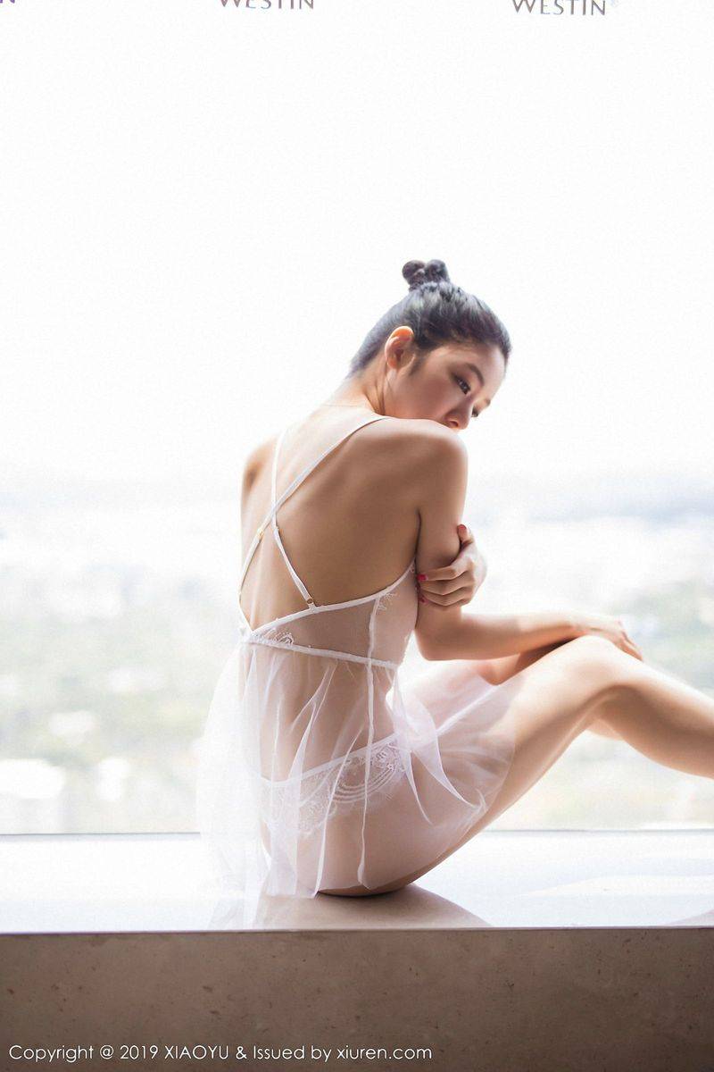 语画界性感女神小热巴Angela古韵旗袍透视装内衣诱惑美图-30