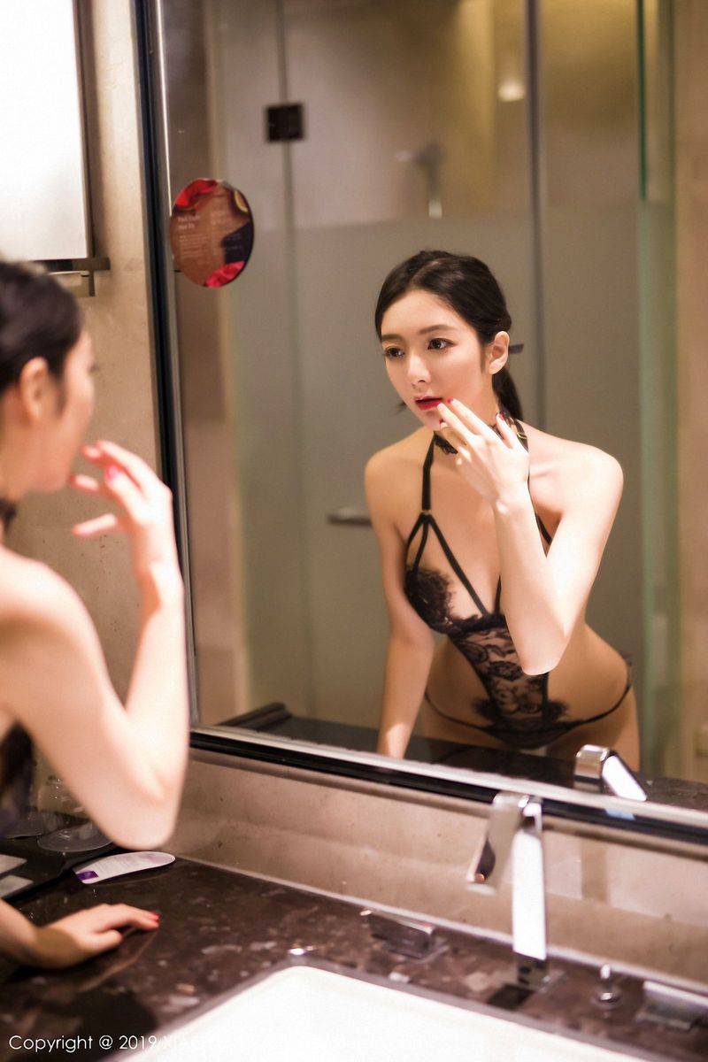 语画界性感女神小热巴Angela曼妙身材镂空内衣诱惑写真-4