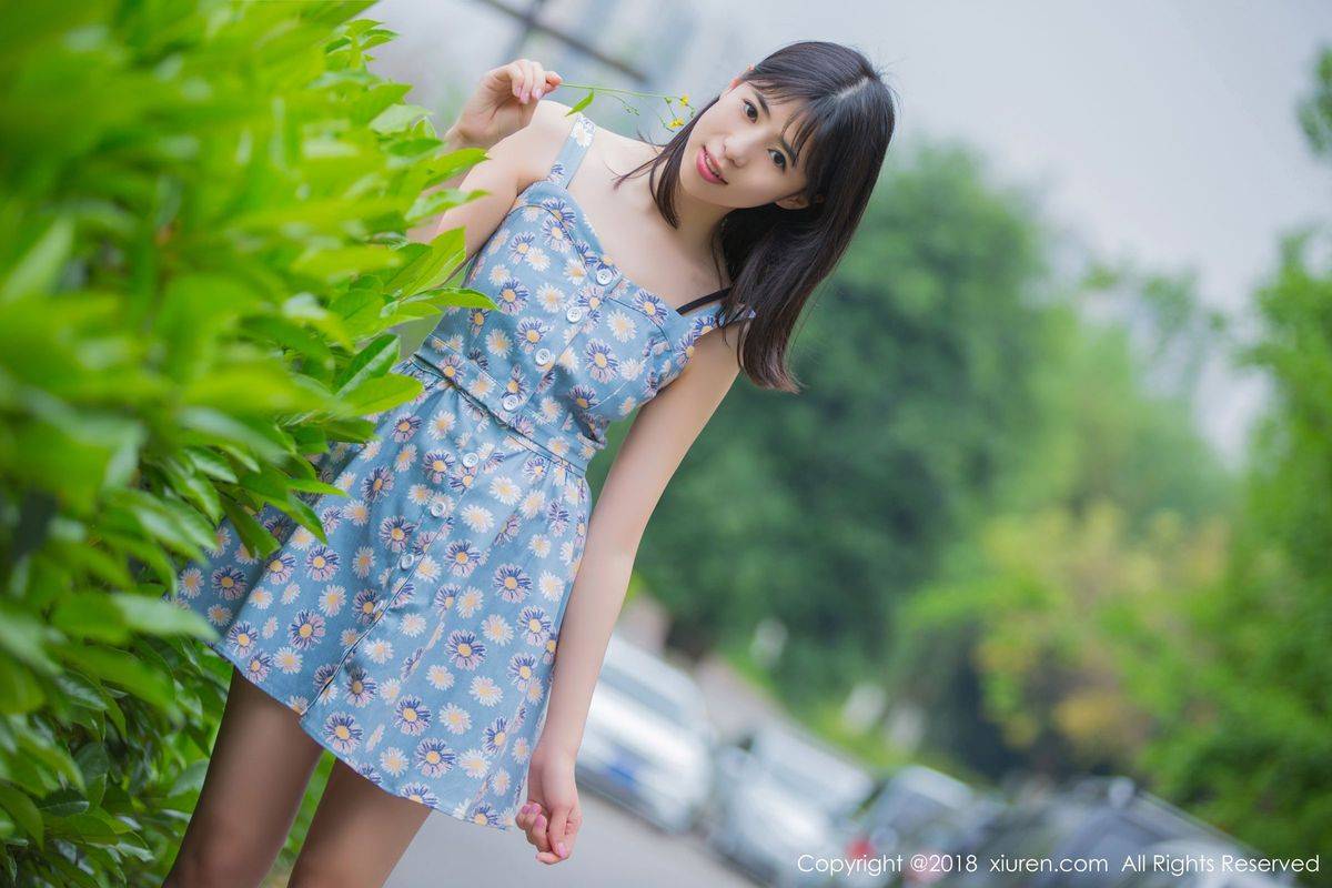 秀人网美女模特艾栗栗学生制服诱惑清新可人私房写真-48