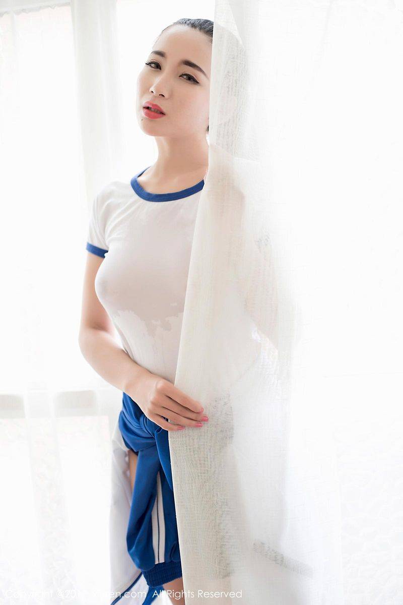 秀人网清纯美女赵颖ZY青春校服系美胸细腰内衣诱惑套图-39