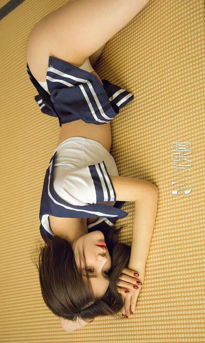 尤果网性感女神爱丽莎Lisa水手服浴缸校服内衣诱惑美图-39