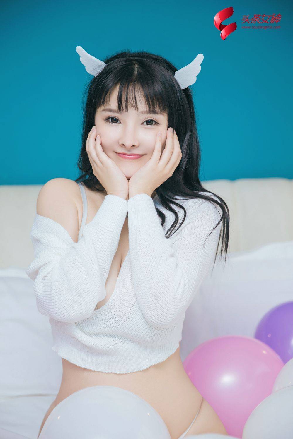 头条女神性感美女杨漫妮白嫩美胸波涛胸涌内衣诱惑美图-29